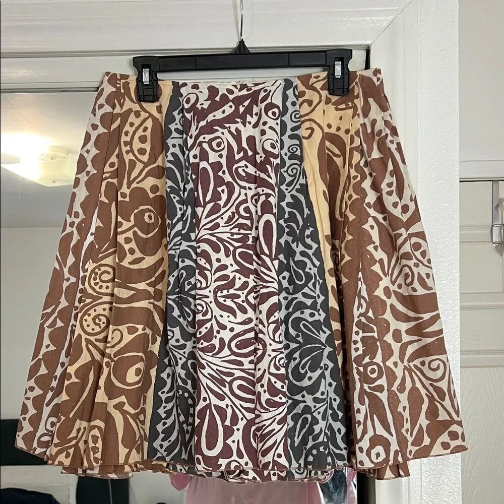 Vintage Marimekko Y2K Stylish Multicolor Patterned Skirt 2
